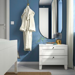 IKEA Фронтальная часть ящика, белая SANNIDAL, 105.264.55 10526455 фото