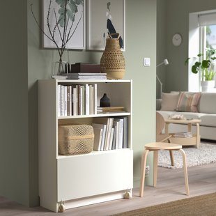 IKEA BILLY (ИКЕА БИЛЛИ), Книжный шкаф с ящиком, белый, 80x30x106 см, 294.878.40 29487840 фото