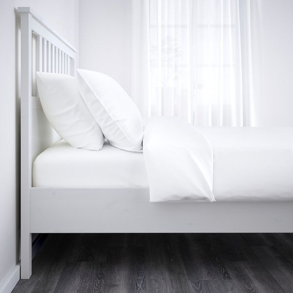 IKEA Каркас ліжка, біла морилка HEMNES, 799.293.41 79929341 фото