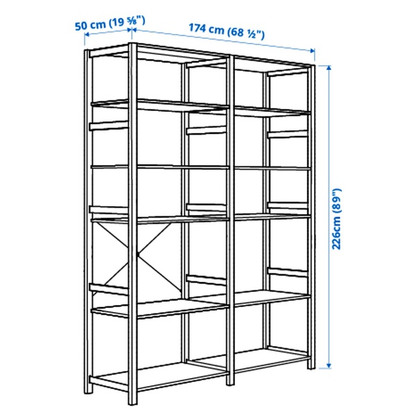 IKEA HUVÖN (ІKEA HUVÖN), Основа для парасольки, сіра, 56 x 56 см, 504.571.05 89407058 фото