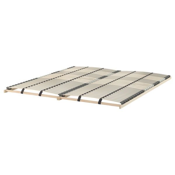 IKEA Каркас кровати с 4 ящиками для хранения, дубовый шпон, беленый/L&ouml;nset MALM, 991.750.72 99175072 фото