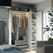 IKEA Гардероб-комбинация, белый узор/зеркало PAX / LINNABERG/&Aring;HEIM, 395.726.92 39572692 фото 3