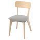 IKEA Стул, ясень/Таллмира белый/черный LISABO, 305.537.06 30553706 фото 1