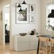 IKEA Комбінація стелажів з дверцятами/шухлядами, білий/Selsviken глянцевий бежевий BEST&Aring;, 294.126.37 29412637 фото 2