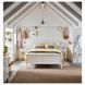 IKEA Каркас кровати, белая морилка/Лёнсет HEMNES, 290.190.56 29019056 фото 7
