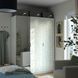 IKEA Гардероб-комбинация, белый узор/зеркало PAX / LINNABERG/&Aring;HEIM, 395.726.92 39572692 фото 2