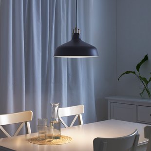 IKEA Светильник подвесной RANARP (ИКЕА RANARP), Подвесной светильник, черный, 203.909.51 20390951 фото