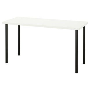 IKEA Письменный стол, белый/черный LAGKAPTEN / ADILS, 894.171.56 89417156 фото