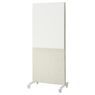 IKEA Каркас на колесах/акустический экран/стол, Гуннаред бежевый/белый MITTZON, 095.361.77 09536177 фото