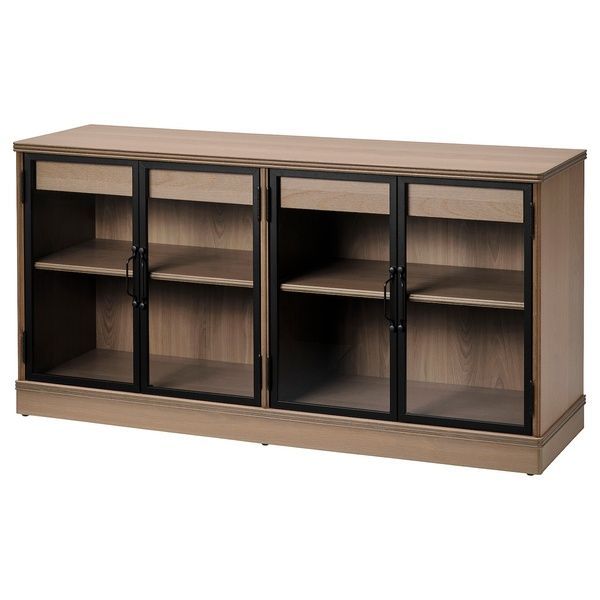 IKEA Сервант, сіро-коричневий LANESUND, 904.665.46 90466546 фото