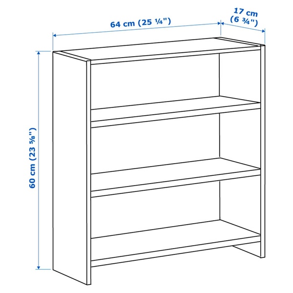 IKEA PAHL (ІKEA PAHL), Надставка для столу, біла, 64x60 см, 105.195.01 10519501 фото