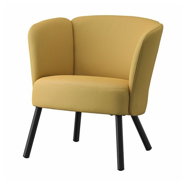 IKEA Кресло, Дисерод темно-желтый HERR&Aring;KRA, 305.355.43 30535543 фото