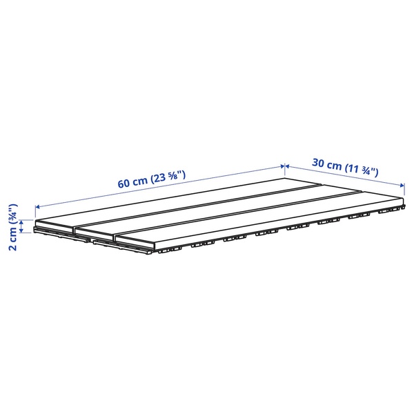 IKEA UTLANGAN (ИКЕА УТЛАНГАН), Кафель, садовая плитка, коричневая, 0,90 м², 704.804.16 70480416 фото