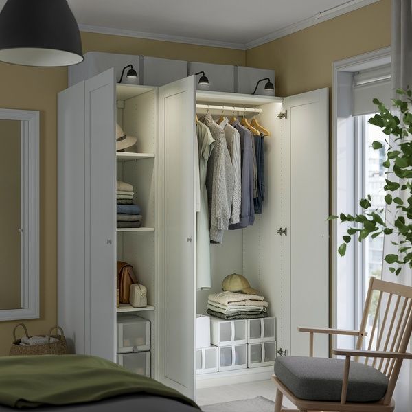 IKEA Гардероб комбінований білий/білий PAX / GULLABERG, 595.615.36 59561536 фото