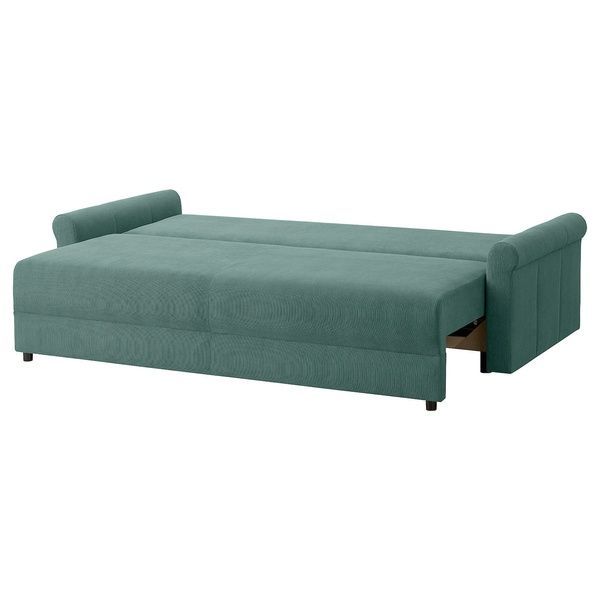IKEA Диван-кровать 3-местный, Келинге серо-бирюзовый D&Aring;NHULT, 205.724.61 20572461 фото
