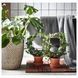 IKEA Кришка для квіткового горщика кімнатна/вулична темно-сіра/бежева R&Aring;GKORN, 404.075.59 40407559 фото 3