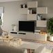 IKEA BESTA (ІKEA БЕСТА), Тумба під ТВ, білий Lappviken/світло-сіро-бежевий, 240x42x230 см, 994.768.19 99476819 фото 1