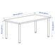 IKEA Письменный стол, белый/черный LAGKAPTEN / ADILS, 894.171.56 89417156 фото 4