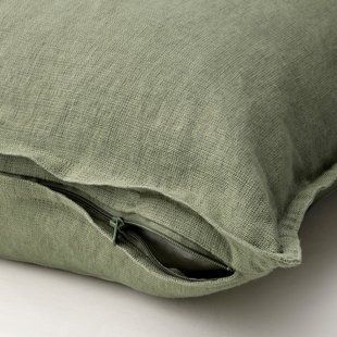 IKEA DYTAG (ІKEA ДИАГ), Чохол на подушку, сіро-зелений, 50x50 см, 705.541.29 70554129 фото