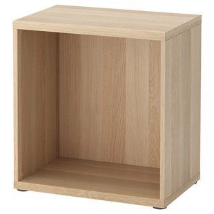IKEA Корпус, дуб беленый BEST&Aring;, 102.473.79 10247379 фото