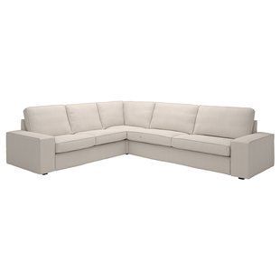 IKEA Кутовий диван 5-місний Трезунд світло-бежевий KIVIK, 194.828.62 19482862 фото
