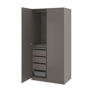 IKEA Гардероб комбінований, темно-сірий/темно-сірий PAX / FORSAND, 795.811.52 79581152 фото