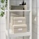 IKEA Контейнер з кришкою, набір 2 шт., світло-бежевий PLOGF&Aring;RA, 105.432.14 10543214 фото 4