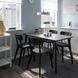 IKEA Стіл і 4 стільці, чорний/Tallmyra чорний/сірий LISABO / LISABO, 095.549.15 09554915 фото 1