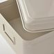 IKEA Контейнер з кришкою, набір 2 шт., світло-бежевий PLOGF&Aring;RA, 105.432.14 10543214 фото 5