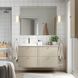 IKEA Тумба під умивальник/умивальник/кран, бежевий/білий мармур HAVB&Auml;CK / ORRSJ&Ouml;N, 695.285.27 69528527 фото 3