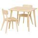 IKEA Стіл та 2 стільці, ясеневий шпон/ясеневий шпон LISABO / LISABO, 795.450.79 79545079 фото 1