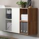 IKEA Комбінація навісної шафи, білий/горіх EKET, 294.926.91 29492691 фото 3