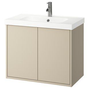 IKEA Шафа умивальна з дверцятами/мийкою/змішувачем, беж HAVB&Auml;CK / ORRSJ&Ouml;N, 095.139.96 09513996 фото