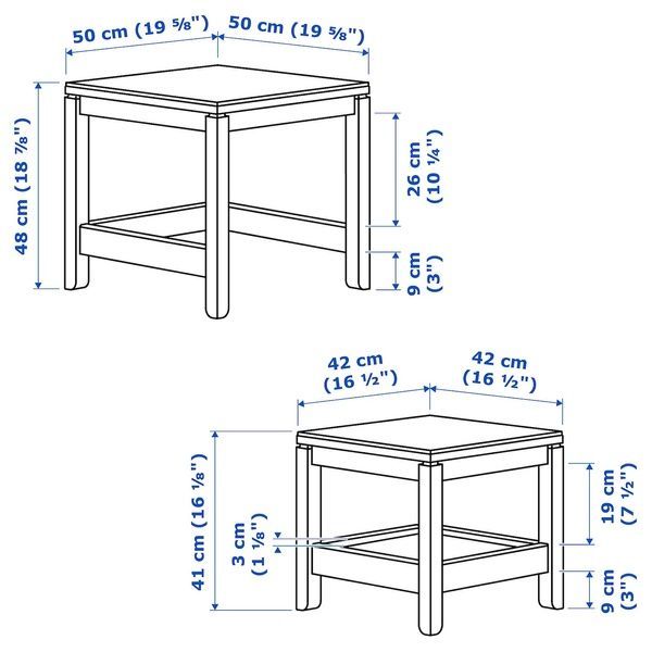 IKEA Столи, набір 2 шт., сіро-бежевий HAVSTA, 405.655.58 40565558 фото