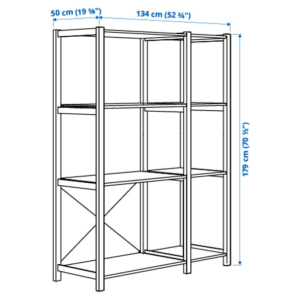 IKEA ENHET/TVÄLLEN (ІKEA ENHET / TVÄLLEN), Тумба під раковину з 2 висувними ящиками, imit. дуба, білий батарея Pilkån, 64x43x87 см, 693.364.20 49407055 фото