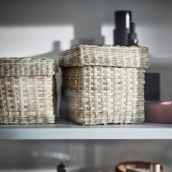 IKEA Коробка з кришкою 2 шт, морська трава LURPASSA, 504.809.12 50480912 фото