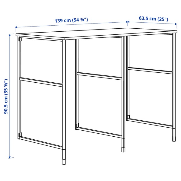 IKEA Книжный шкаф, антрацит/белый ламинат ENHET, 894.774.28 89477428 фото