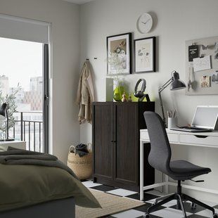 IKEA Книжный шкаф с дверцами BILLY / OXBERG, 994.832.78 99483278 фото