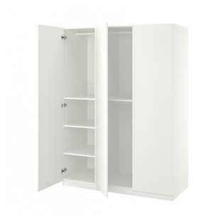 IKEA Гардероб комбінований білий/білий PAX / FORSAND, 395.006.95 39500695 фото