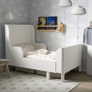 IKEA BUSUNGE Каркас розкладного ліжка - білий, 80x200 см, 703.057.00 70305700 фото