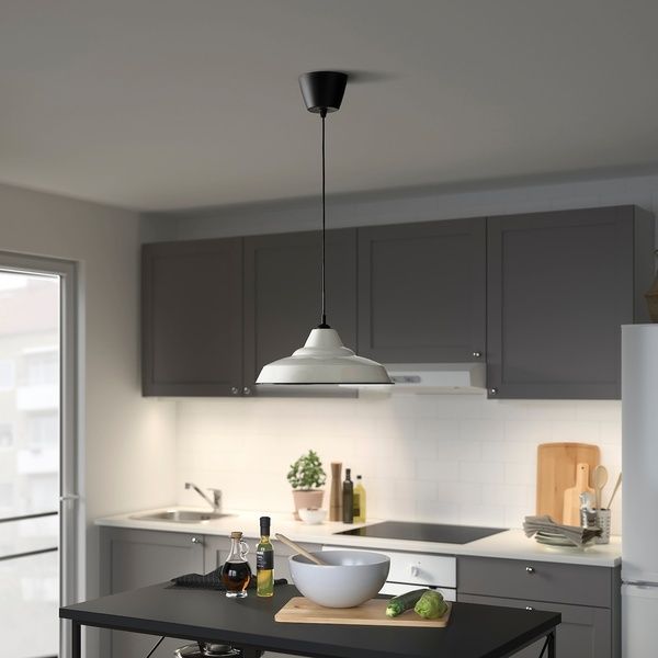 IKEA Світильник підвісний, білий TRETTIOEN, 805.641.04 80564104 фото