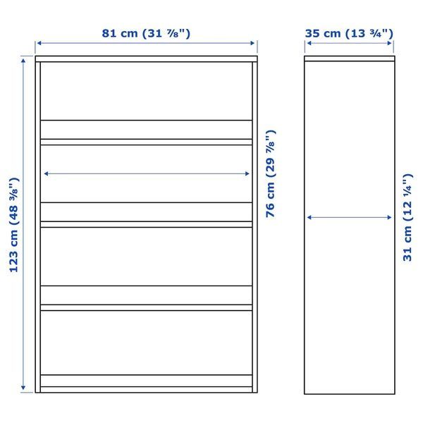 IKEA Книжный шкаф, белый HAVSTA, 605.292.77 60529277 фото