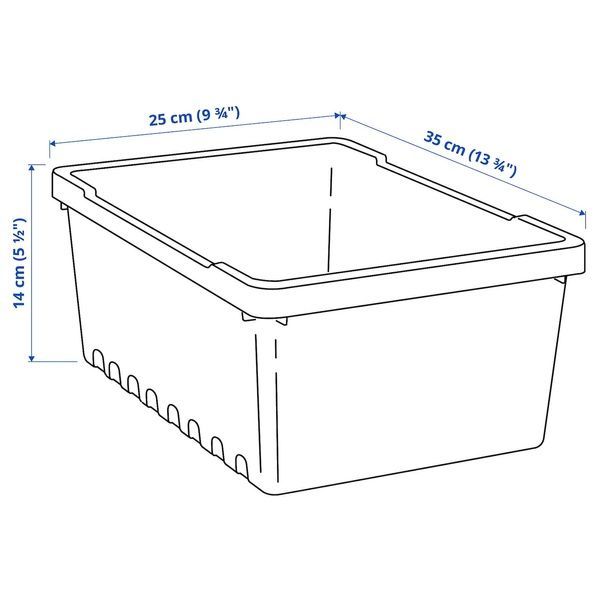 IKEA Контейнер, черный UPPSNOFSAD, 904.407.64 90440764 фото