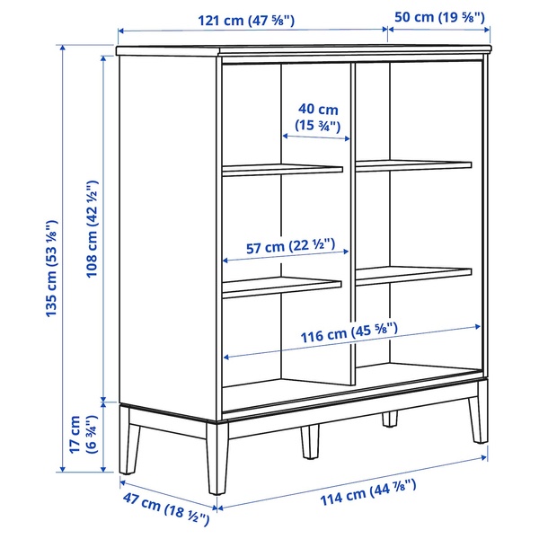 IKEA Шкаф со складными дверцами, белый IDANÄS, 204.588.23 20458823 фото