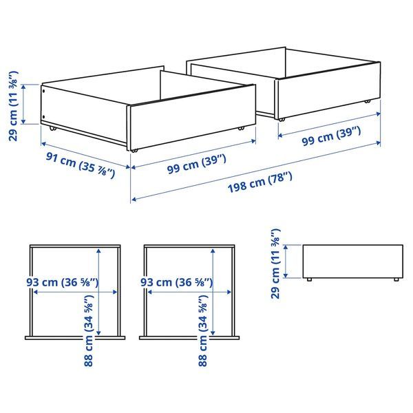 IKEA Контейнер для постельного белья, светло-серый SMYGA, 705.078.21 70507821 фото