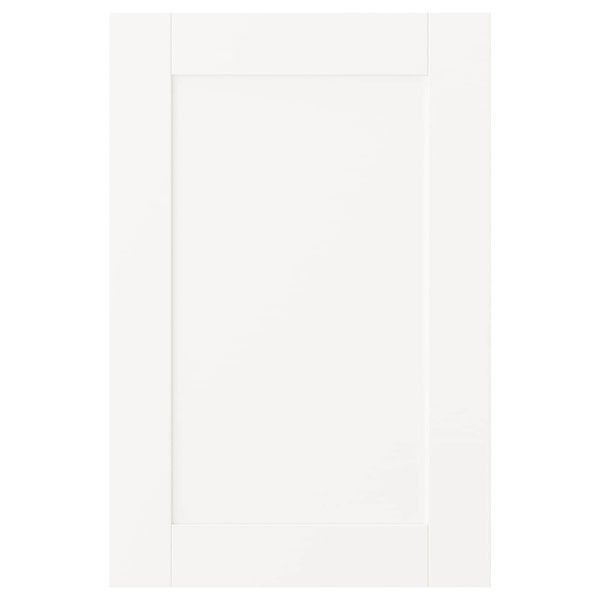 IKEA Дверь с петлями, белая SANNIDAL, 592.430.25 59243025 фото