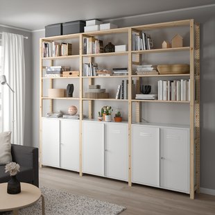 IKEA HARSLINGA / TRADFRI (ИКЕА ХАРСЛИНГ/ТРАДФРИ), Торшер с лампочкой, черный/белый спектр, 595.134.99 09403945 фото