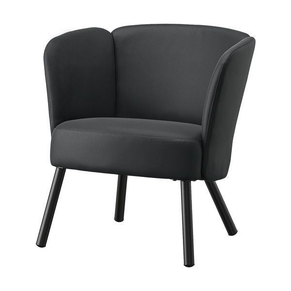IKEA Кресло Скулста черный HERR&Aring;KRA, 205.355.48 20535548 фото