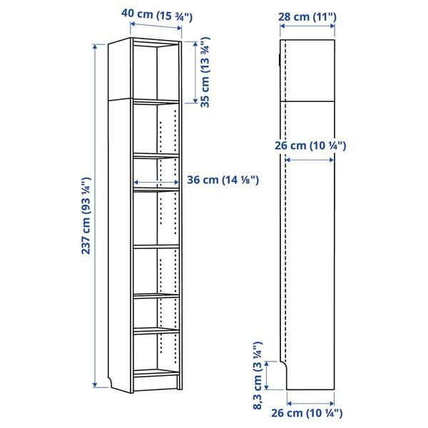 IKEA Стеллаж BILLY (ИКЕА БИЛЛИ), Стеллаж, белый, 492.177.34 49217734 фото