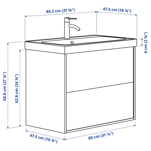 IKEA METOD (ИКЕА МЕТОДЫ), Навесной шкаф с полками, Калларп черный/глянцевый темно-красный коричневый, 20x80 см, 694.688.54 09521114 фото